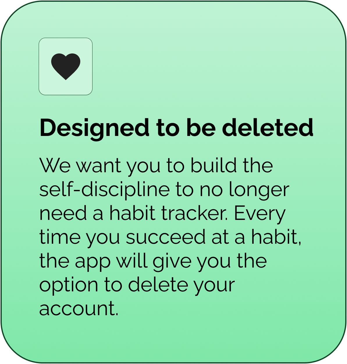 Designed to be deleted
